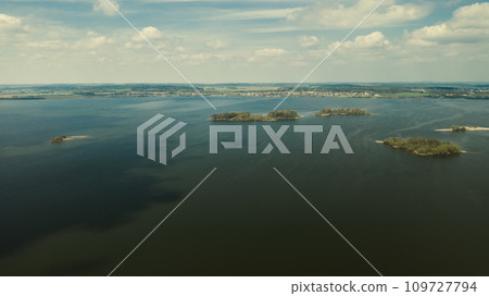 Zaslavskoe reservoir or the Minsk Sea near the city of Minsk. Belarus Zaslavskoe reservoir or the Minsk Sea near the city of Minsk. Belarus 109727794