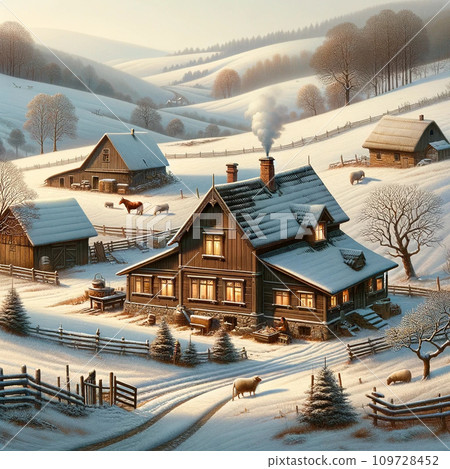 冬天風景與雪 109728452