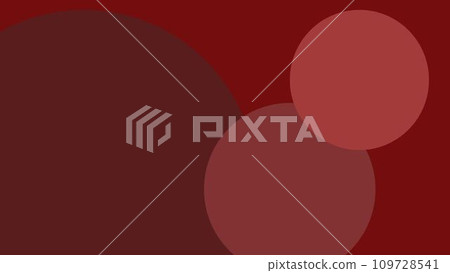 紅色簡單的背景和圓圈 109728541