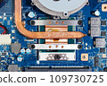 CPU (main unit) on the laptop motherboard 109730725