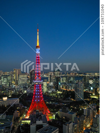 （東京）東京鐵塔點燈 109731040