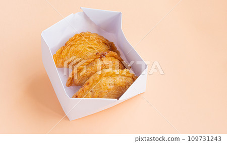 Typical pasty from Northen Portugal in box Typical pasty from Northen Portugal in box 109731243