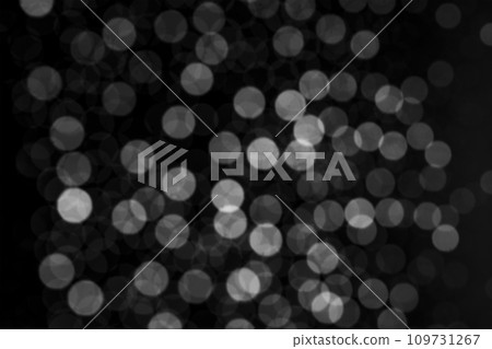Abstract Defocused Lights and White Dust over Dark Background. Abstract Defocused Lights and White Dust over Dark Background. 109731267
