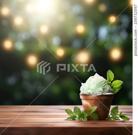Mint gelato ice cream Mint gelato ice cream 109732097