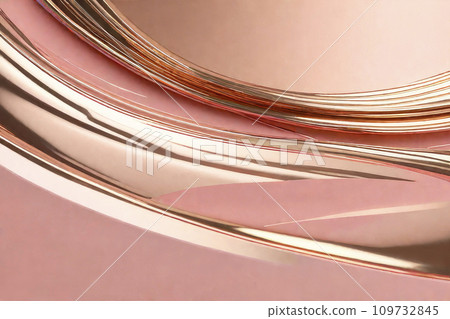Abstract background modern in gentle peach tones and rose gold, interior living room concept. Trending color concept of the year 2024 Peach Fuzz. Abstract background modern in gentle peach tones and rose gold, interior living room concept. Trending color concept of the year 2024 Peach Fuzz. 109732845