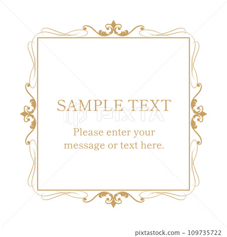 Luxurious antique frame/decorative frame gold Luxurious antique frame/decorative frame gold 109735722