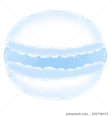 Baby Blue Macaron Cartoon illustration French Dessert Cute Dessert Baby Blue Macaron Cartoon illustration French Dessert Cute Dessert 109736471