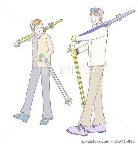 兩個人去滑雪 109736936