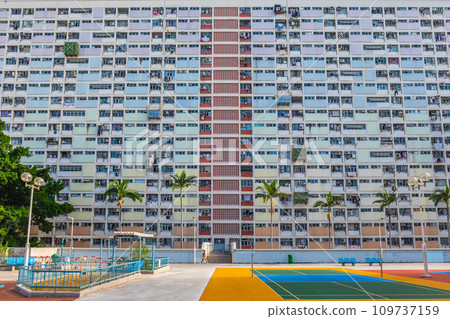 Choi Hung Estate, Rainbow Estate, located in Kowloon, Hong kong, China 109737159