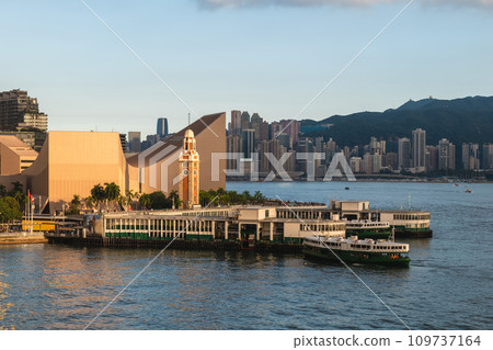 The Clock Tower on the southern shore of Tsim Sha Tsui, Kowloon, Hong Kong, China 109737164