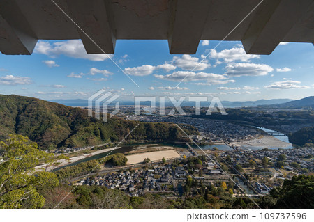 Iwakuni Castle - View from the castle tower Iwakuni Castle - View from the castle tower 109737596