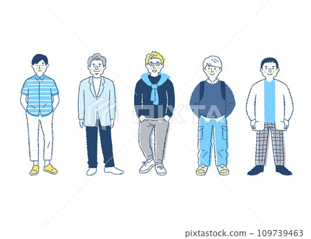 5 different men whole body fo26-30 5 different men whole body fo26-30 109739463