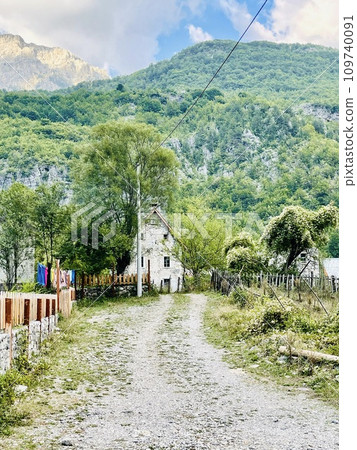The village of Theth, Albanian Alps, Albania The village of Theth, Albanian Alps, Albania 109740091