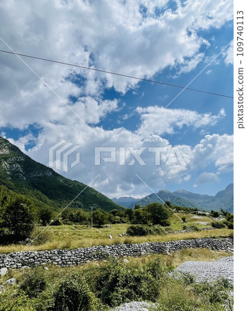 The village of Theth, Albanian Alps, Albania The village of Theth, Albanian Alps, Albania 109740113