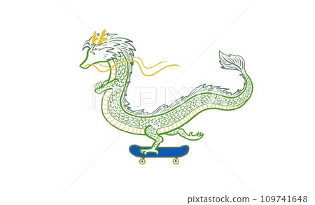 dragon skateboarding 109741648