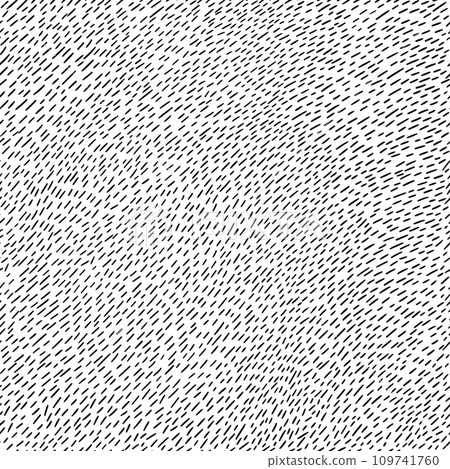 Black dashes abstract seamless pattern. Hand drawn small marks resembles the texture of fur or inclement weather. Black dashes abstract seamless pattern. Hand drawn small marks resembles the texture of fur or inclement weather. 109741760