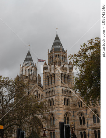 The iconic Natural History Museum Alfred Waterhouse Building. The iconic Natural History Museum Alfred Waterhouse Building. 109742566
