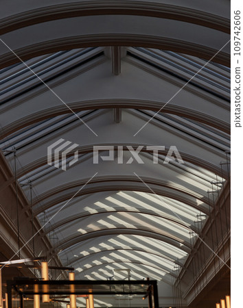 Interior architecture design of Arched roofed at Victoria and Albert Museum. 109742606