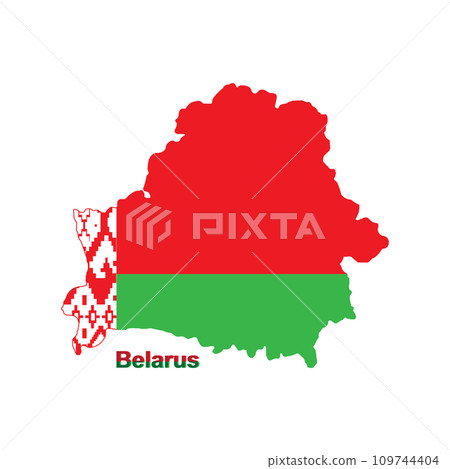 Belarus map icon 109744404