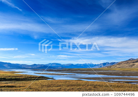 Tso Moriri lake in Himalayas, Ladakh, India Tso Moriri lake in Himalayas, Ladakh, India 109744496