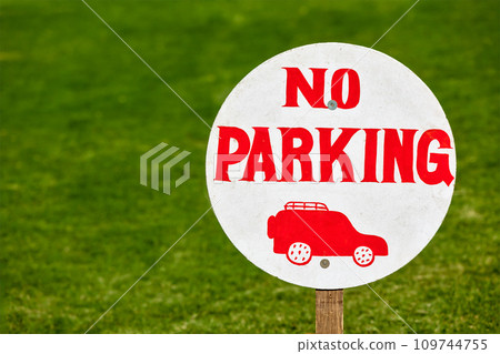 No parking sign 109744755
