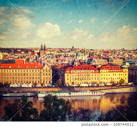 Aerial view of Prague Aerial view of Prague 109744812