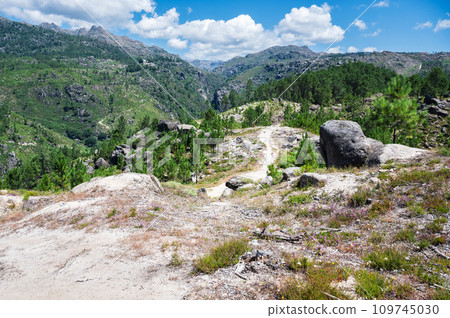Landscapes of Peneda Geres National Park, North Portugal, view of the mountains, trees, selective focus Landscapes of Peneda Geres National Park, North Portugal, view of the mountains, trees, selective focus 109745030
