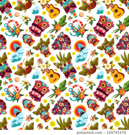 Hawaii Seamless Pattern 109745478