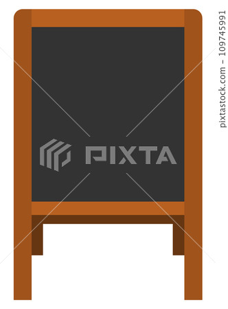 Illustration of a blackboard board for writing messages and making announcements Illustration of a blackboard board for writing messages and making announcements 109745991