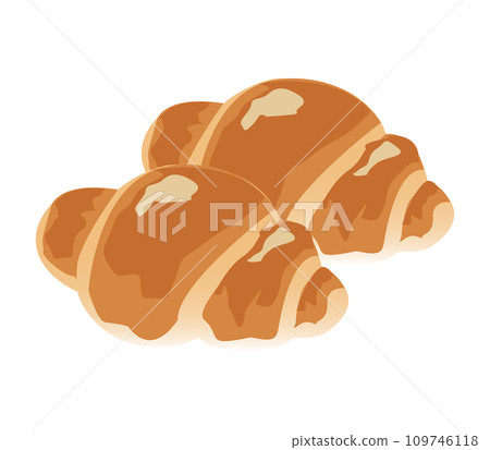 Butter roll bread 109746118