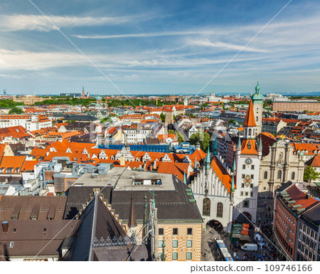 Aerial view of Munich 109746166