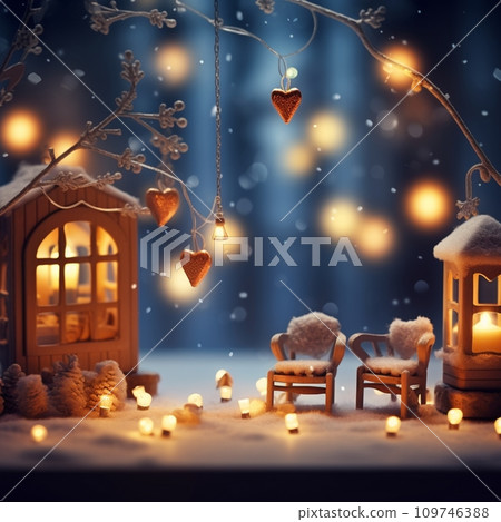 Landscape with Christmas atmosphere Landscape with Christmas atmosphere 109746388