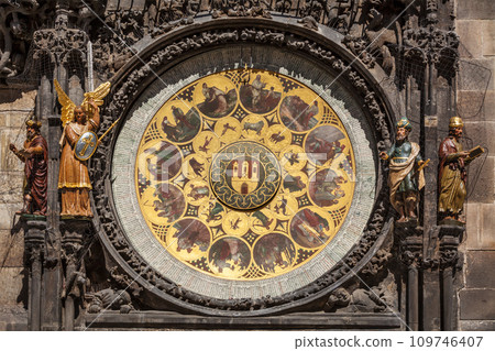 Prague astronomical clock Prague astronomical clock 109746407