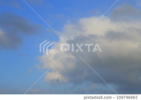 blue sky and white clouds 109746665