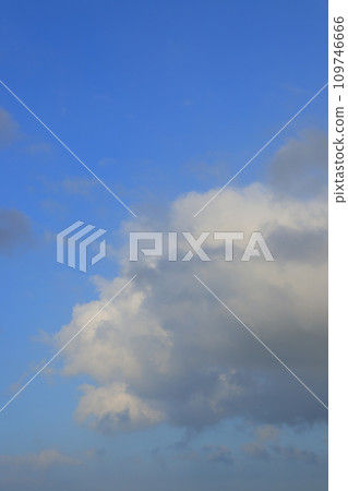 blue sky and white clouds 109746666