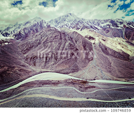 View of Himalayas, India 109746859