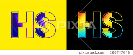 Unique HS letter logo Icon vector template. Premium stylish alphabet logo design for corporate business Unique HS letter logo Icon vector template. Premium stylish alphabet logo design for corporate business 109747646