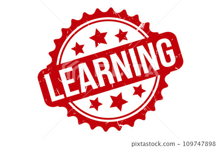 Learning Rubber Stamp Seal Vector 109747898