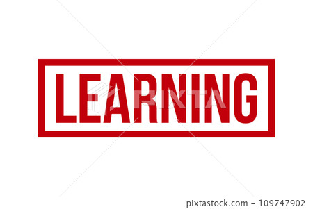 Learning Rubber Stamp Seal Vector 109747902