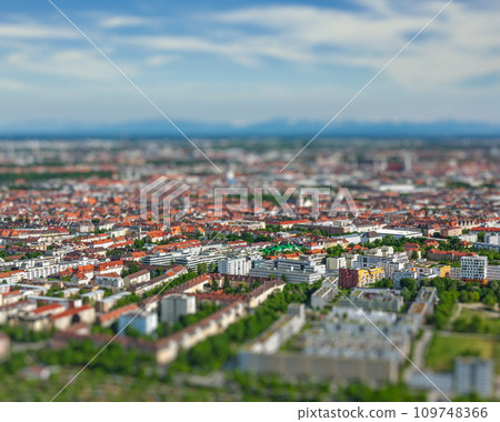 Aerial view of Munich. Munich, Bavaria, Germany 109748366
