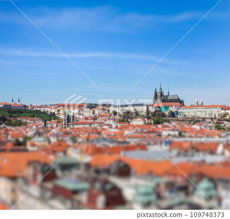 View of Stare Mesto Old City, St. Vitus Cathedral 109748373
