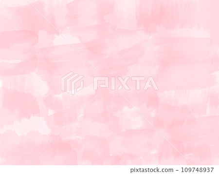 水彩風格：粗畫背景：粉紅色 109748937