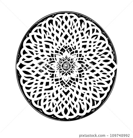 Arabic ornament pattern ramadan Icon hand draw black colour logo symbol perfect. Arabic ornament pattern ramadan Icon hand draw black colour logo symbol perfect. 109748992
