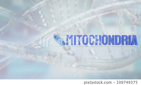The Mitochondria for sci or health concept 3d rendering 109749375