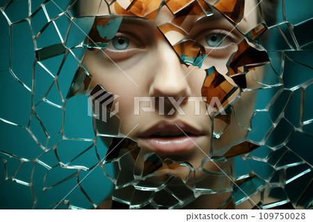 "Destroyer of Illusions: Shattering the Mirror of Ego and Identity" <AI-generated image> 109750028