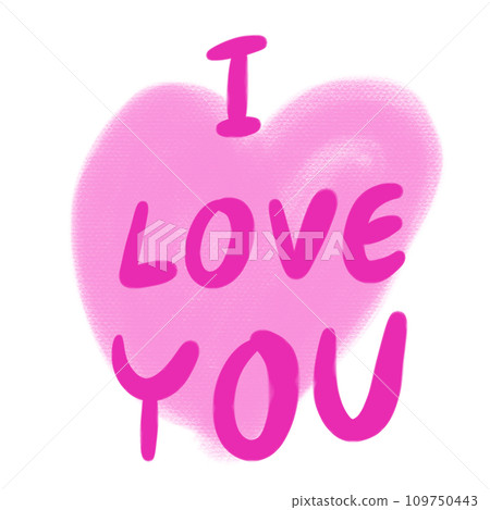 The pink I love you png image for love or Valentine's Day concept. The pink I love you png image for love or Valentine's Day concept. 109750443