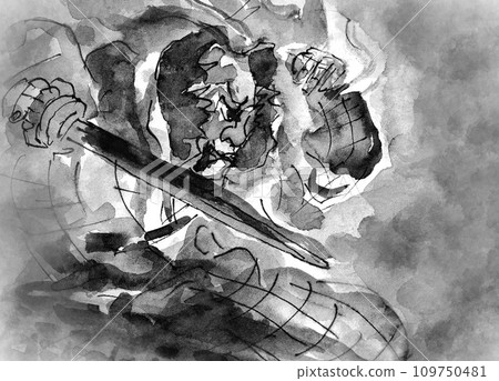 Nebuta float monotone Nebuta float monotone 109750481