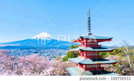 Arakurayama Sengen Park (spring) 109750531