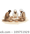 prayer and food 109751929