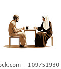 believers drinking coffee 1 109751930